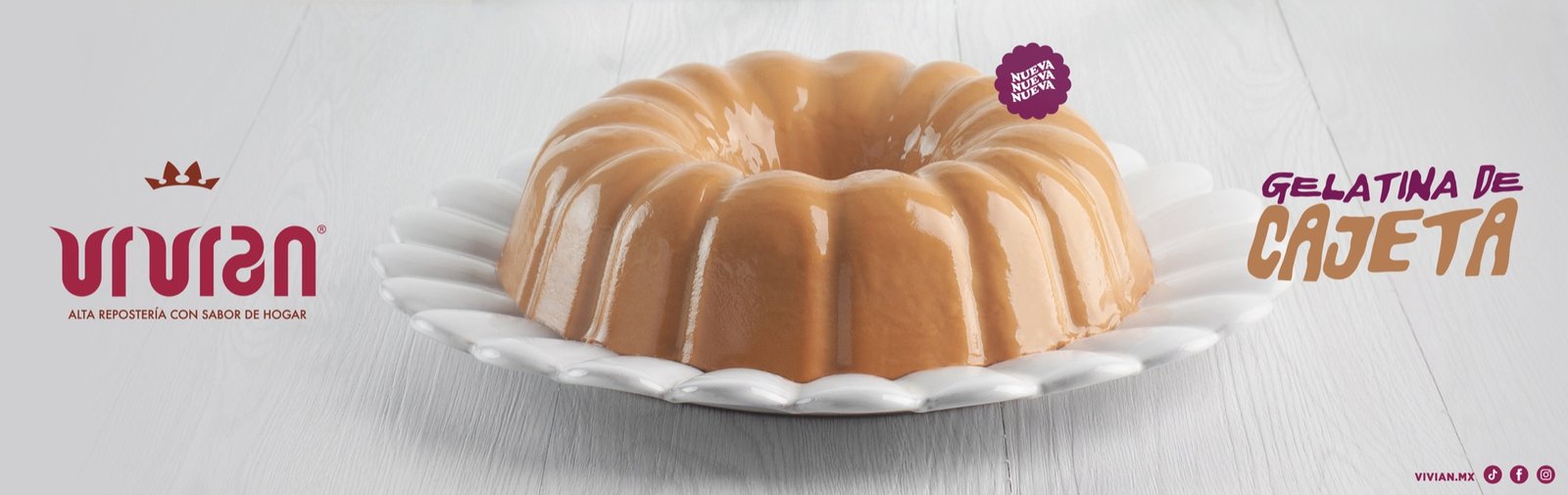 Gelatina de Cajeta nueva — Vivián Alta Repostería